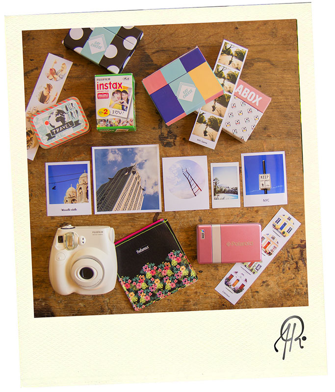 Test comparatif photos Polaroid et carrées